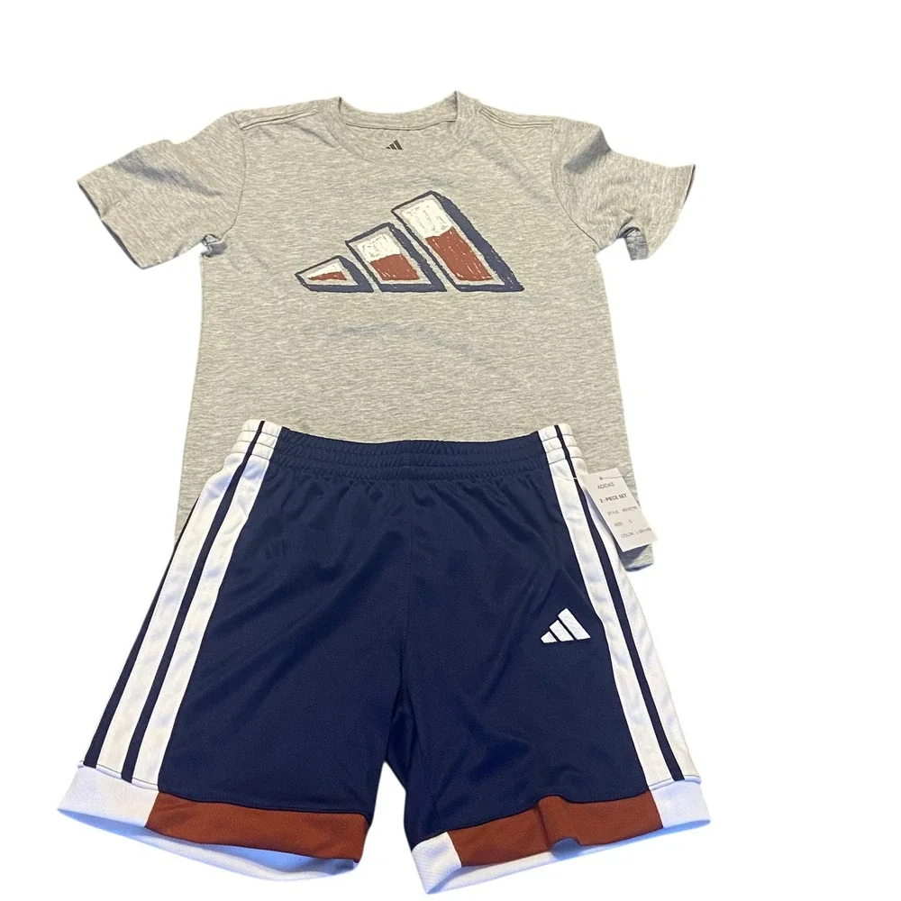 Under‎ Armour Adidas Kids Athletic T-Shirts & Shorts Set Polo Golf Bundle NEW